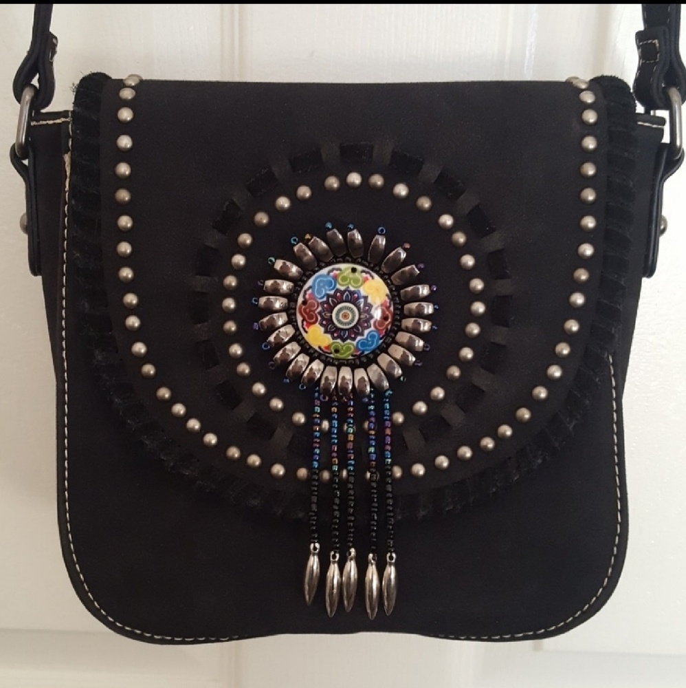 Montana West Genuine Leather Crossbody Bag