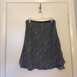 Pantology - Black and White Skirt - Large