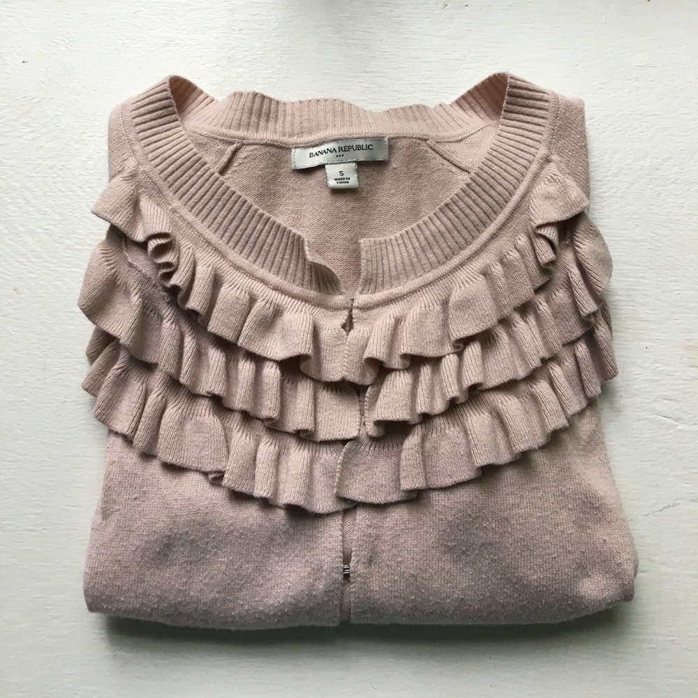 Banana Republic 3/4 sleeve cardigan with clasps