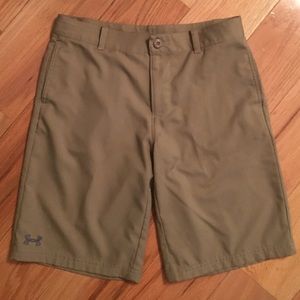 Khaki under Armour golf shorts!