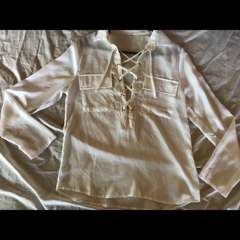 Tie Front Top