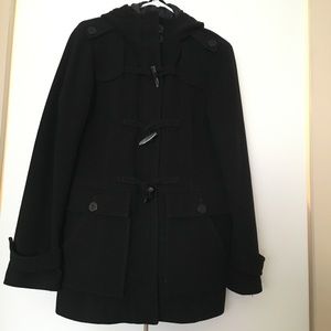 ESpirit Black Toggle Coat Excellent Condition