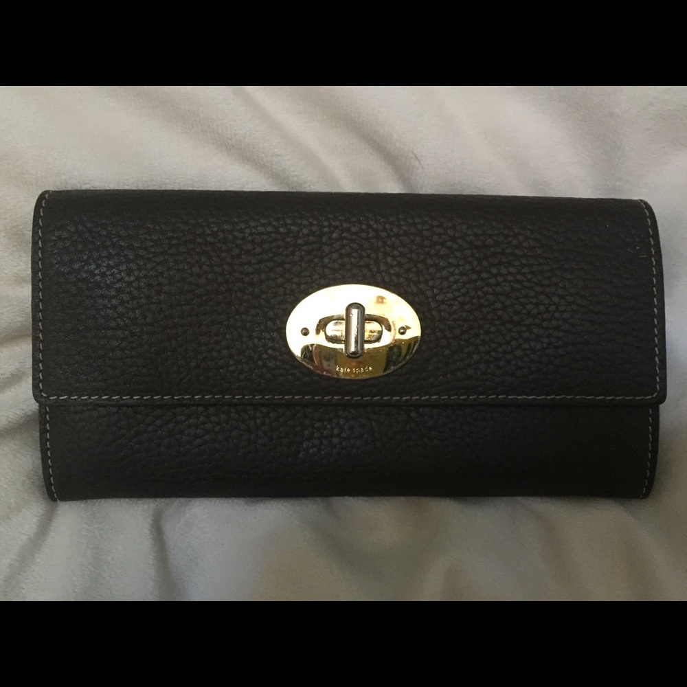 Kate Spade Dark Brown wallet clutch