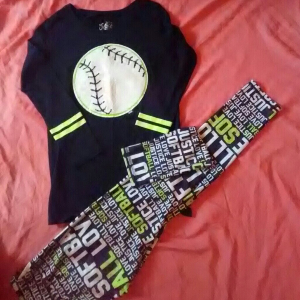 Girlz limited too softball outfit