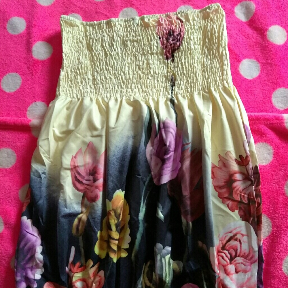 Brand new in package silk floral top