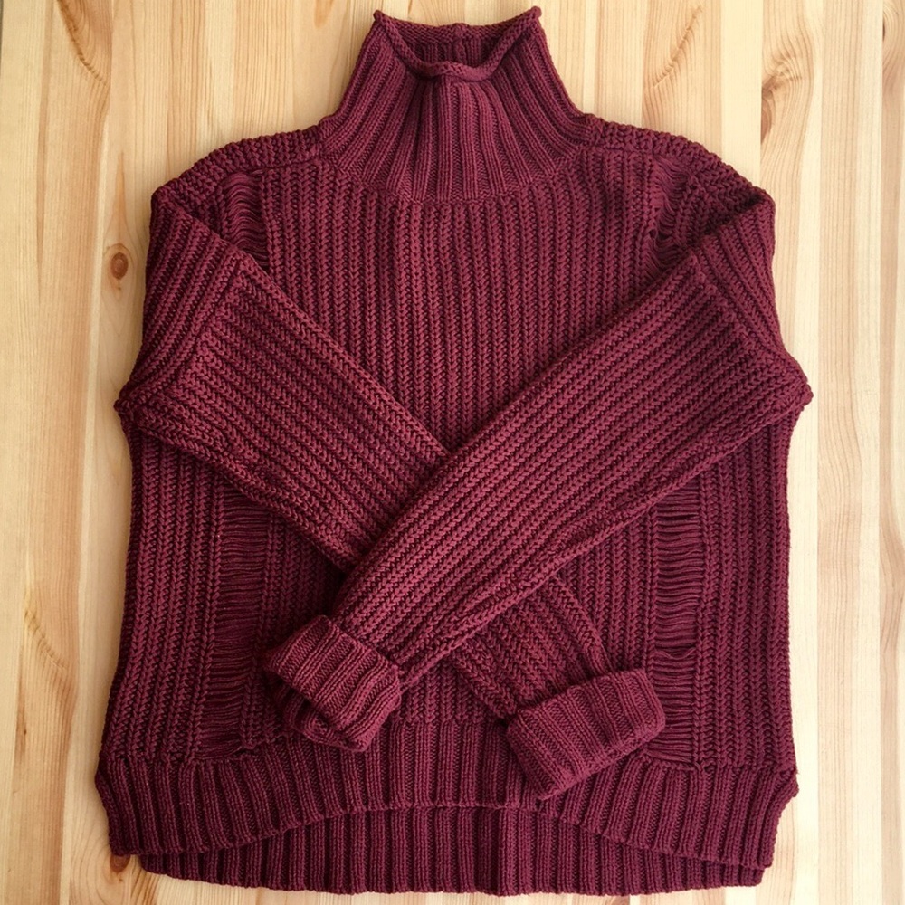 Express Distressed Sweater
