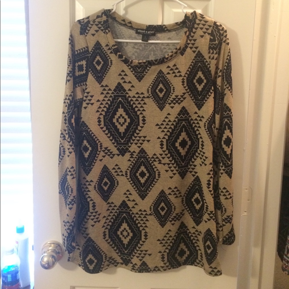 Long Aztec sweater