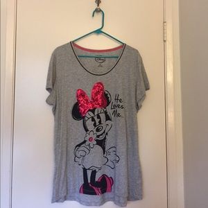 Disney - He Loves Me Minnie T-Shirt - 2X (18W/20W)