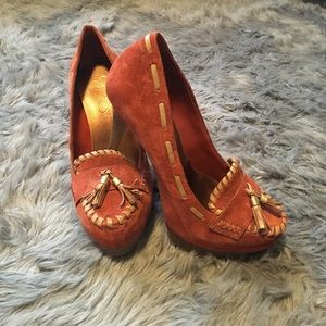 Jessica Simpson Suede Stilettos