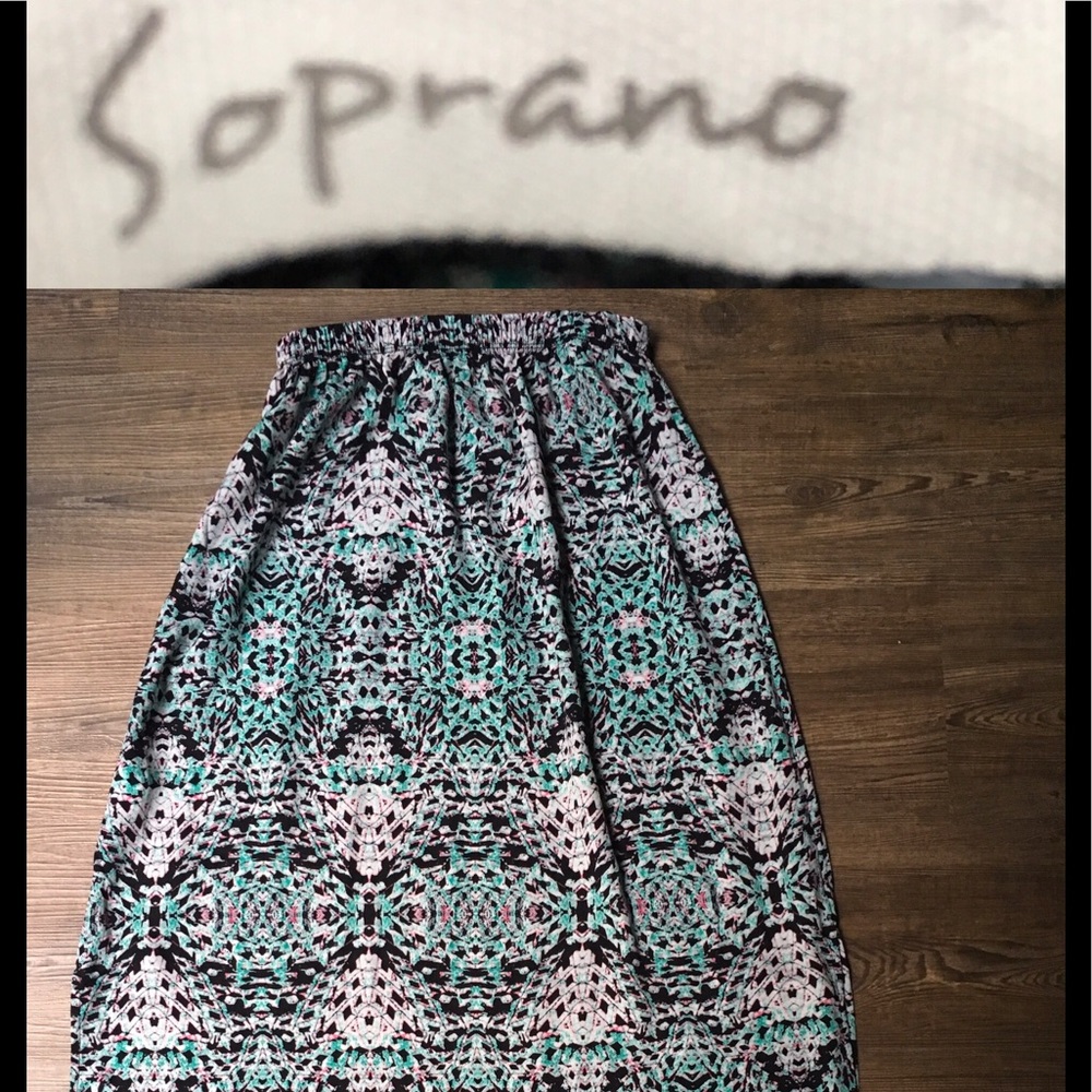 Soprano Printed Maxi Skirt