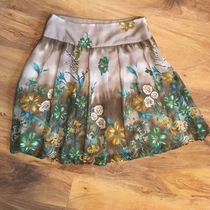 On- trend, Full floral skirt! XOXO