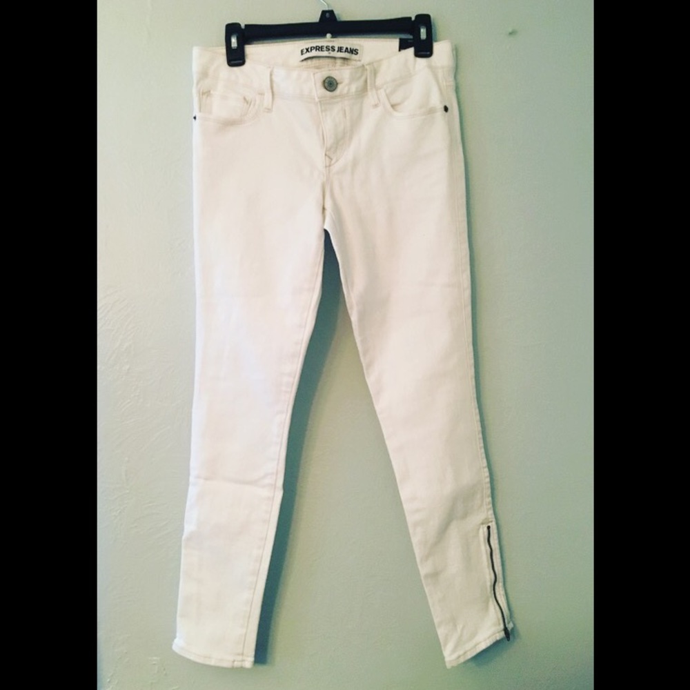 White Express ankle legging jeans size 6