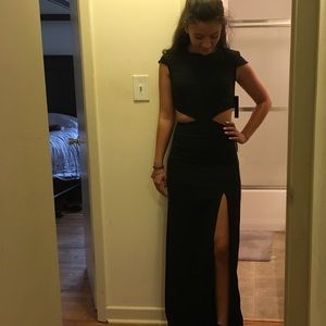 Black formal dress