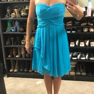 Teal bridesmaid dress
