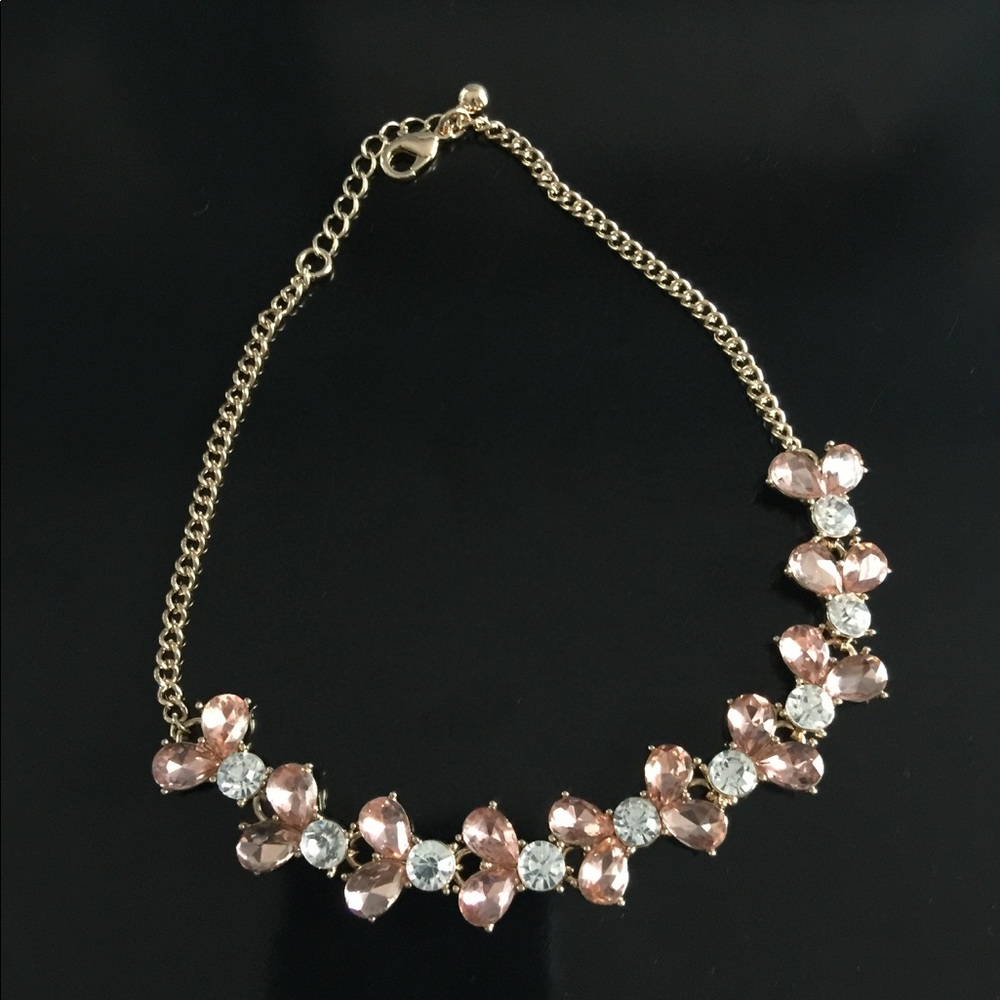 Charming Charlie's Gold Bow Tie Short Necklace