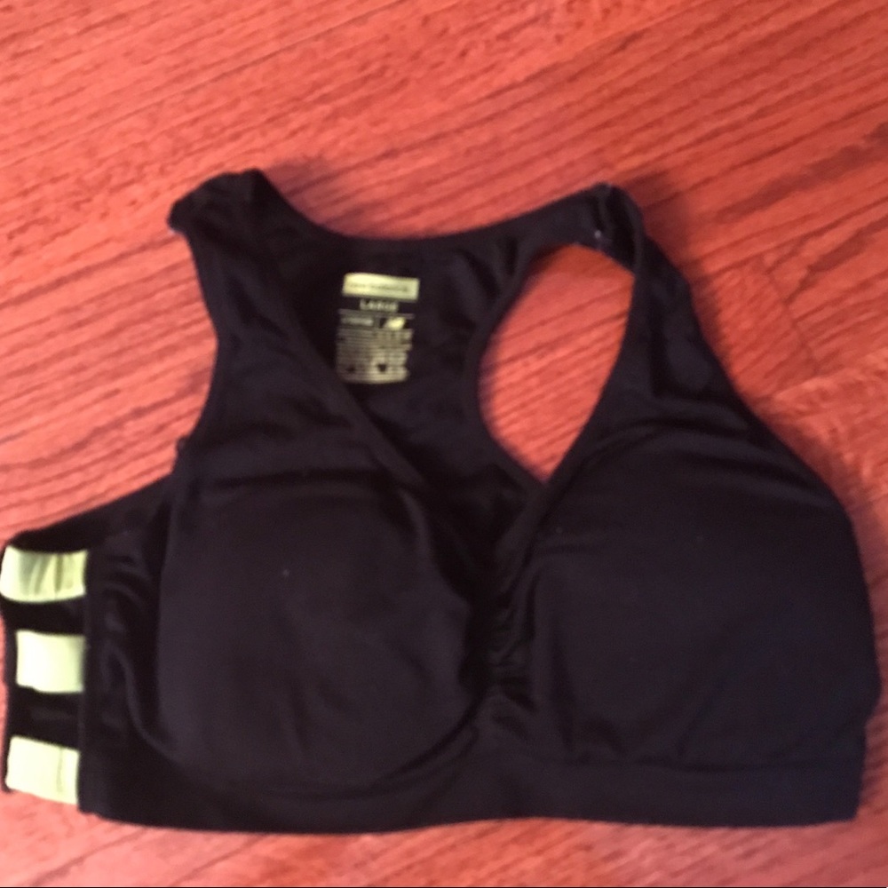 Black New Balance Sports Bra