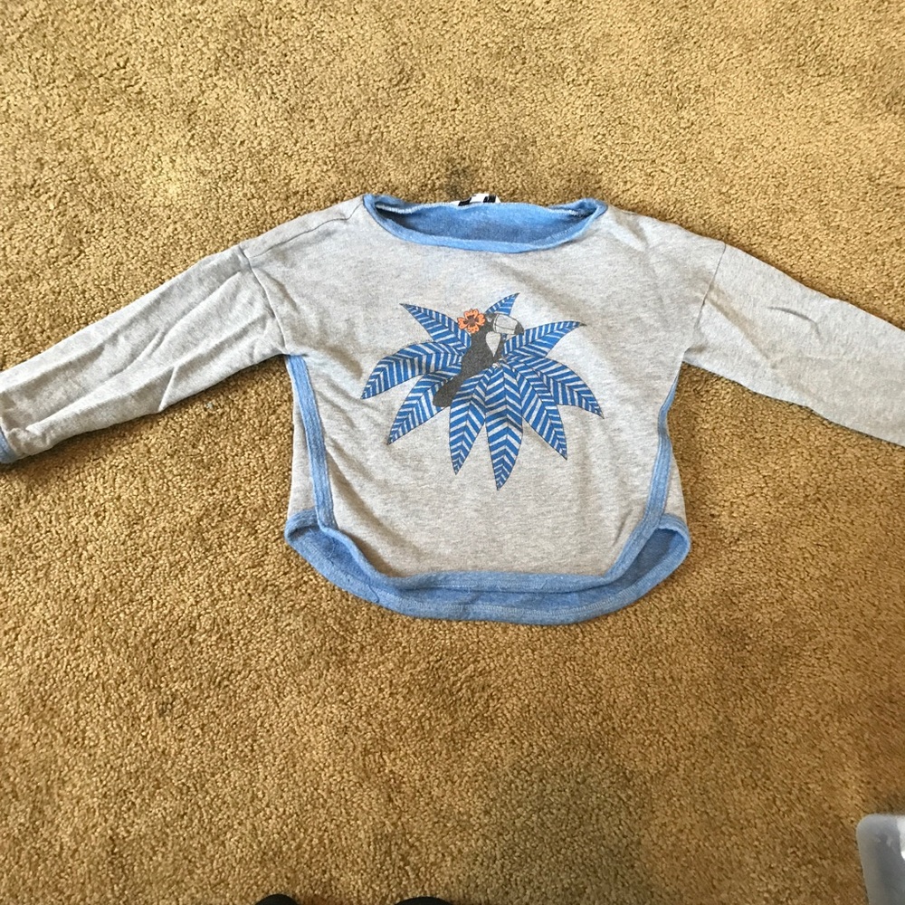 Little Marc Jacobs girls parrot sweater, size 4