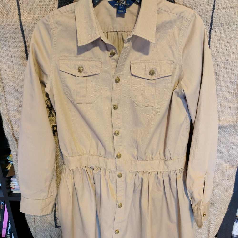 Polo shirt/dress childs size 16