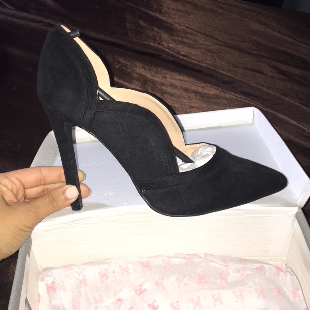 Black Suede Heels