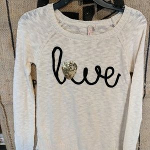 Sweater top "LOVE"