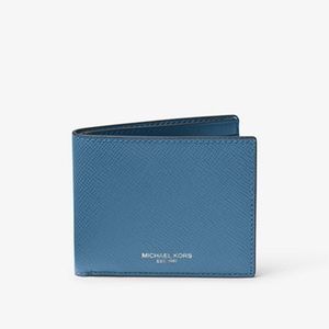 Michael Kors Harrison Slim Leather Billfold Wallet