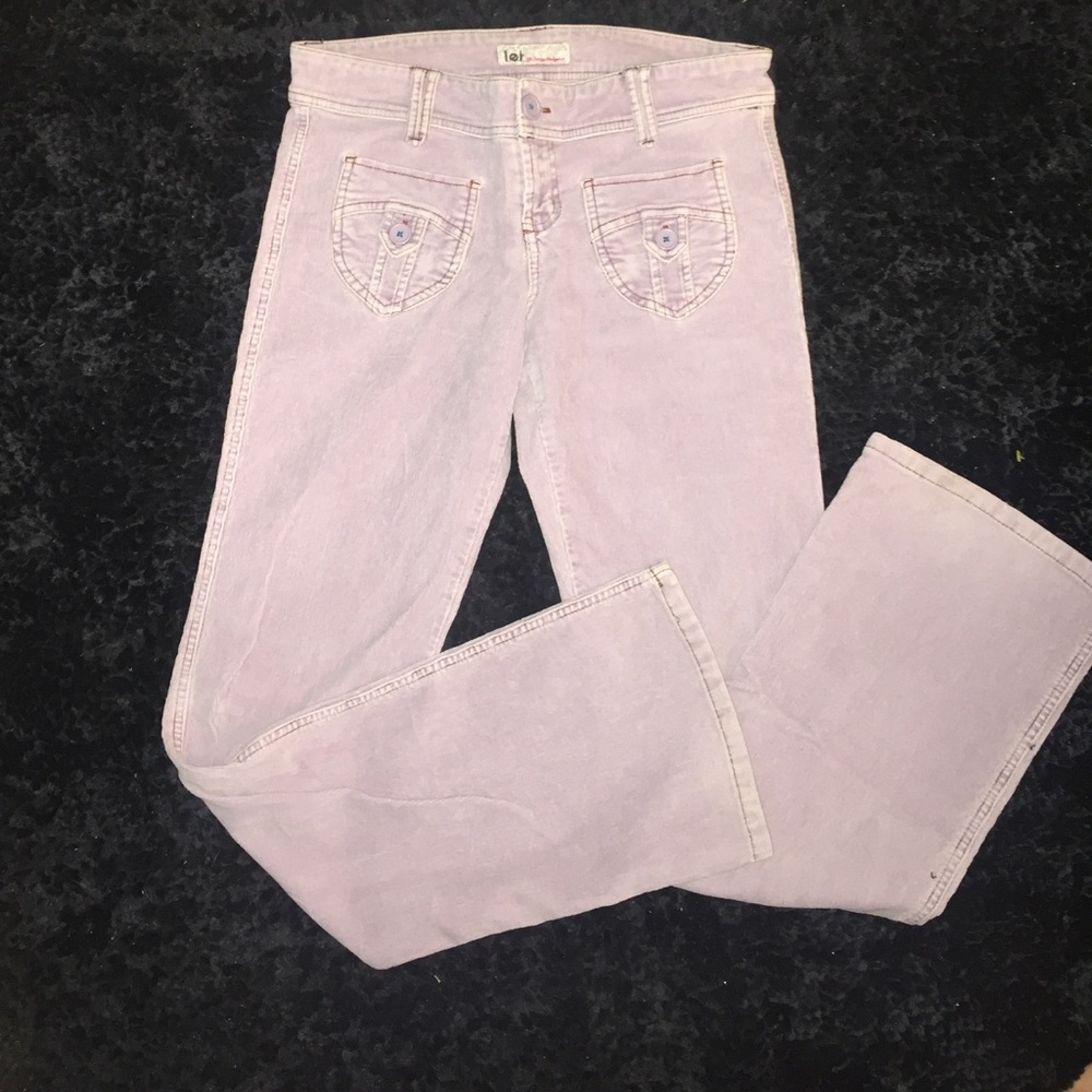 Lei lavender corduroy flare jeans :)