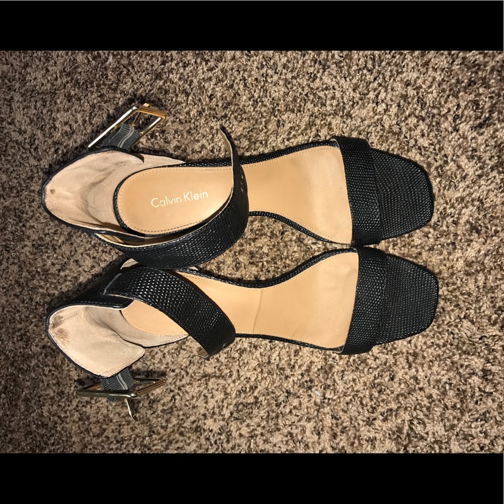 Calvin Klein Black Heels