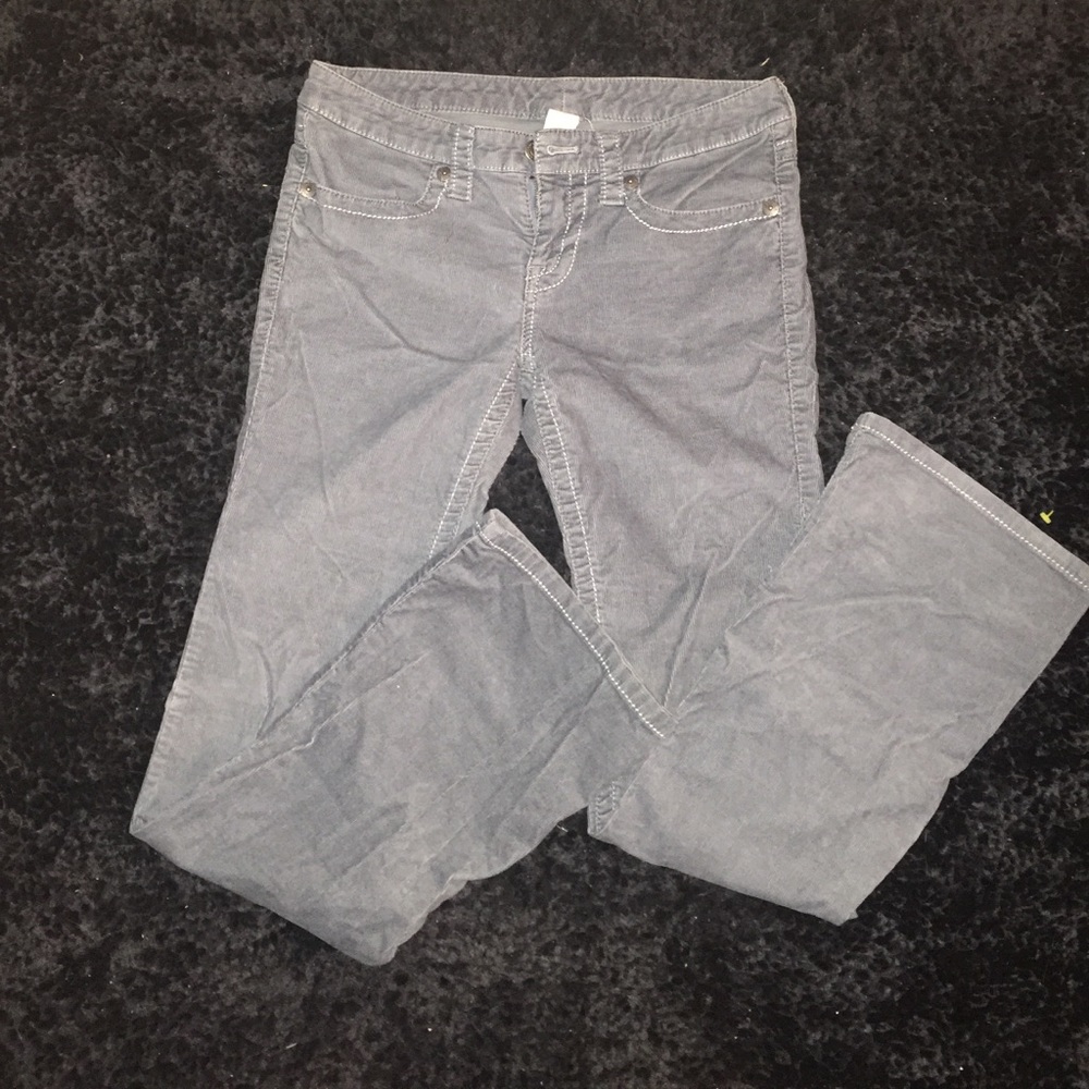 London jean jeans! Light navy blue corduroy flare!