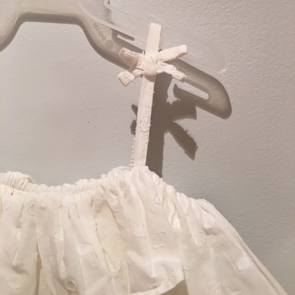 Toddler white cotton dress - Picture 3 of 4