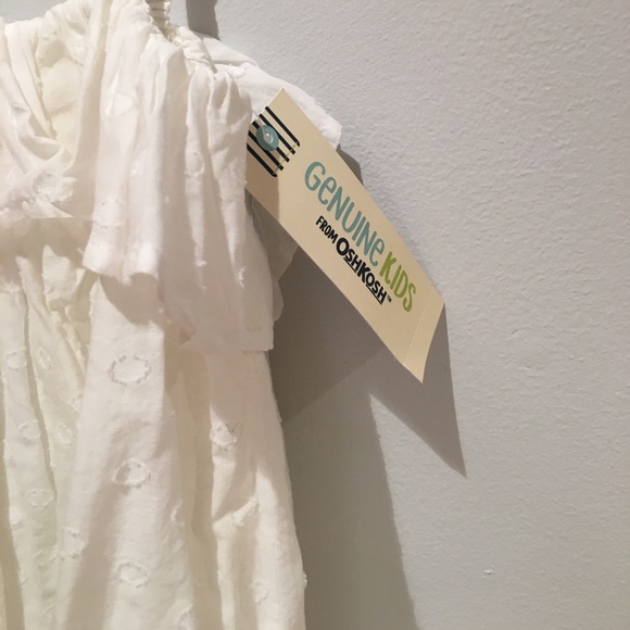 Toddler white cotton dress - Picture 4 of 4