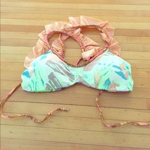 Like New Maaji Oil Paint Palette Swim Top