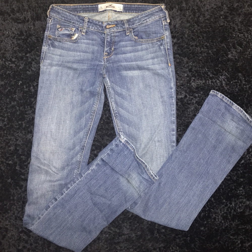 Hollister boot cut jeans! Light denim