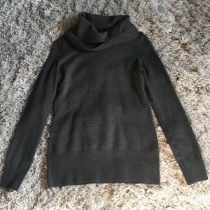 Charcoal cowl neck sweater