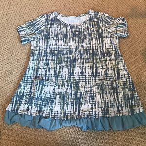 LOGO Lounge Lori Goldstein Printed Top