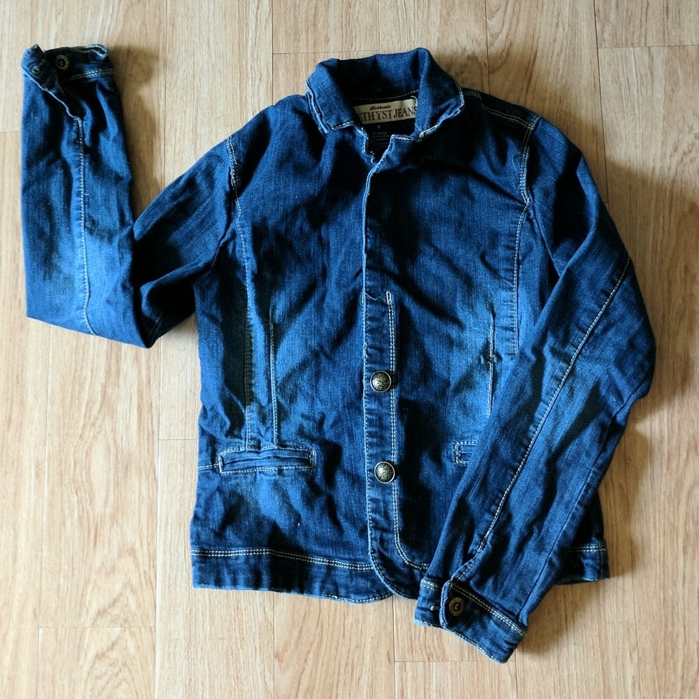 Jean jacket mid waist