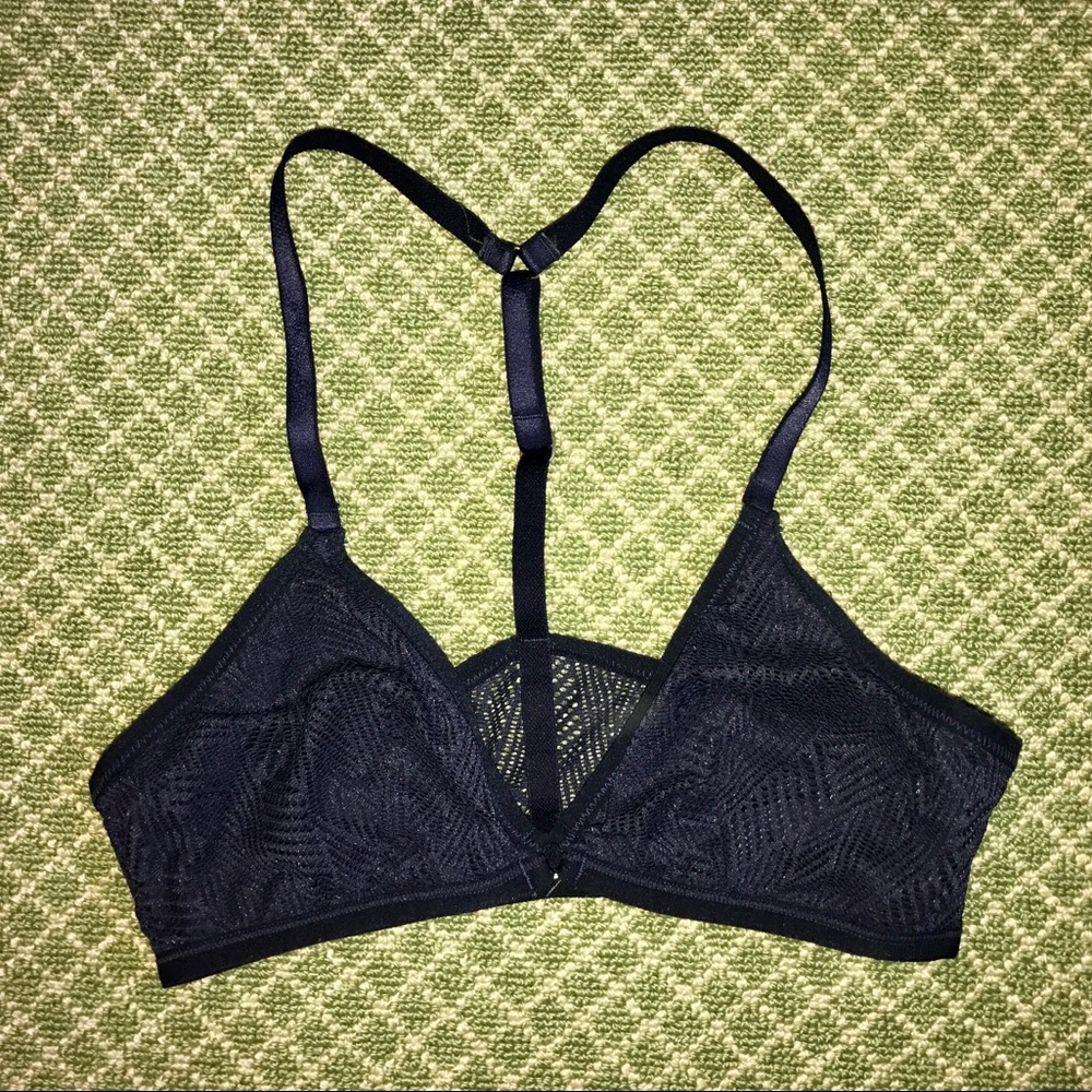 Dark blue Aerie lace bralette