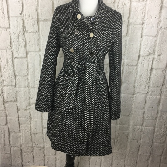 Express Jackets & Blazers - Wool blend houndstooth Peacoat