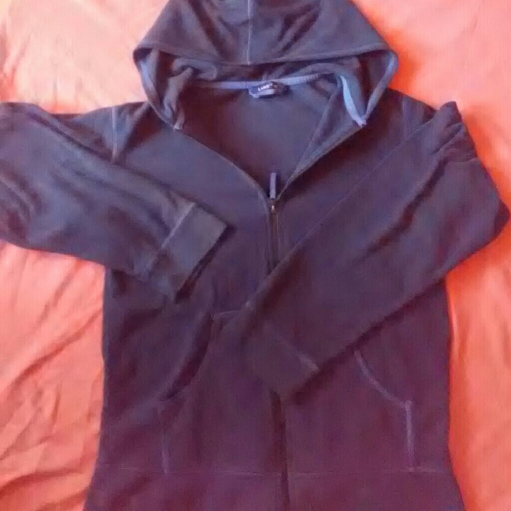 Blue hoodie