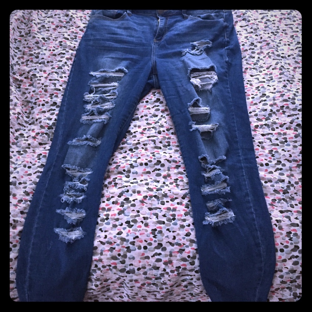 Forever 21 ripped jeans