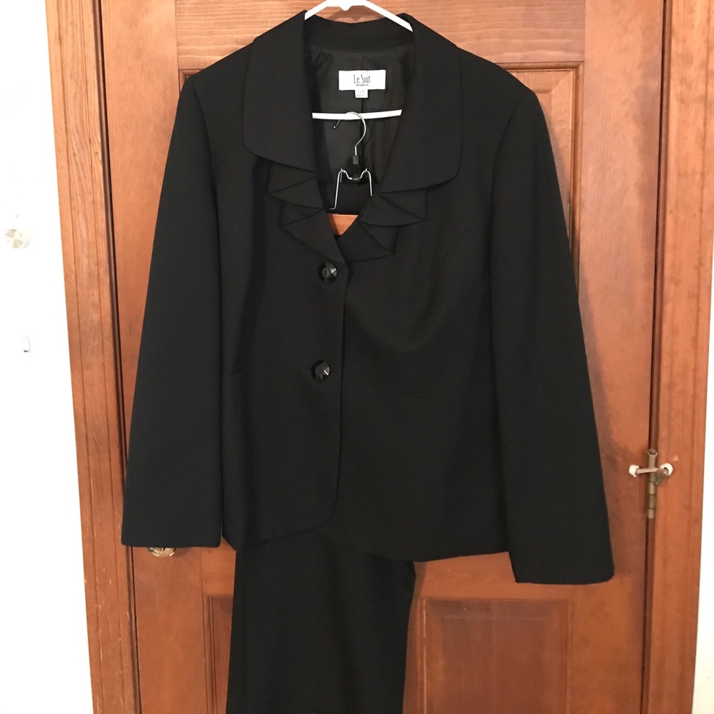 Black two-piece suit