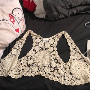 Lace vest