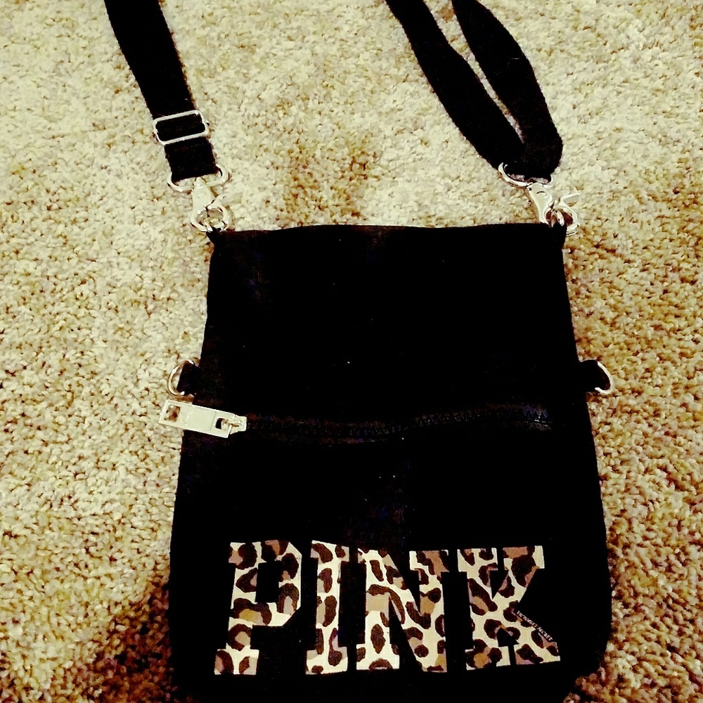 Victoria's secret PINK Crossbody bag leopard