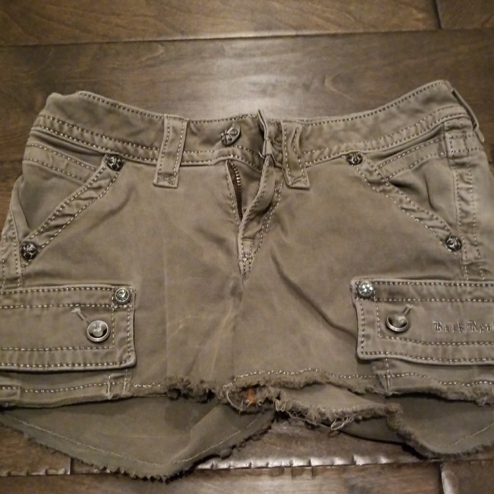 Rock Revival  Olive Shorts