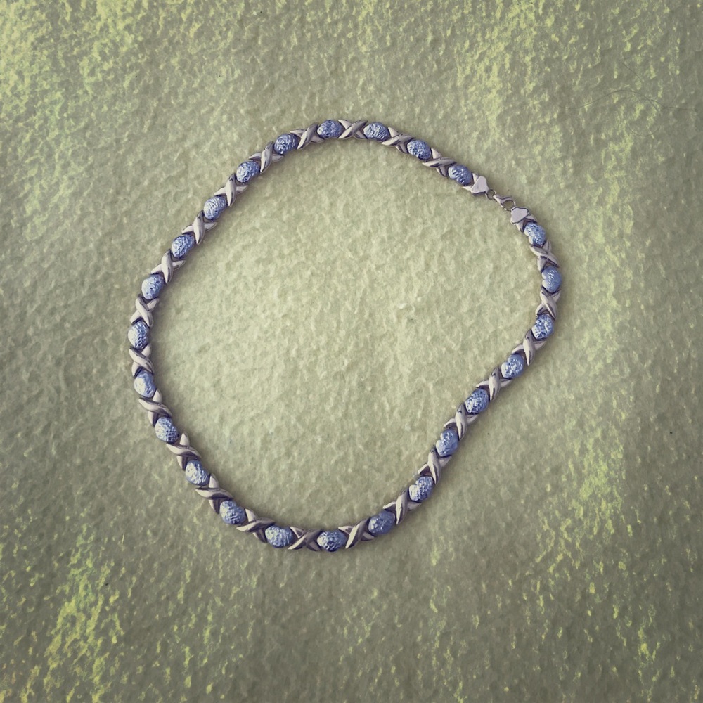 Gold & white gold necklace