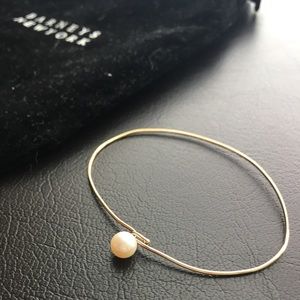 Loren Stewart Single Pearl 14K gold bracelet