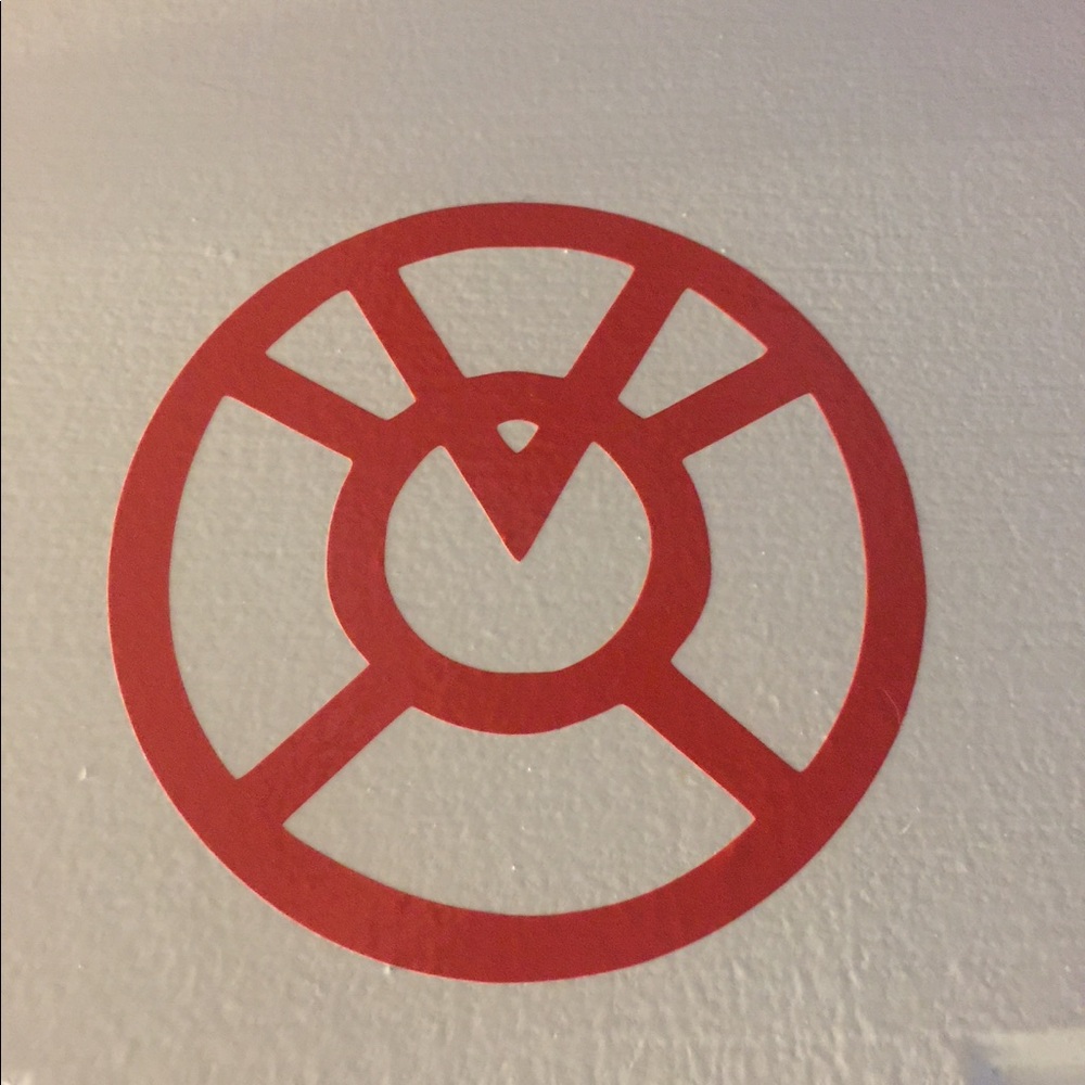 Larfleeze emblem vinyl sticker green lantern