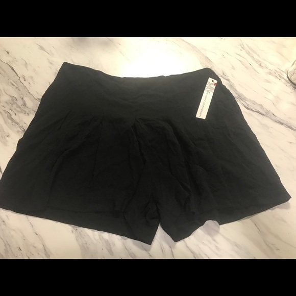 UK STYLE FRENCH CONNECTION NET SKORT Black Sz 14 - Picture 1 of 5