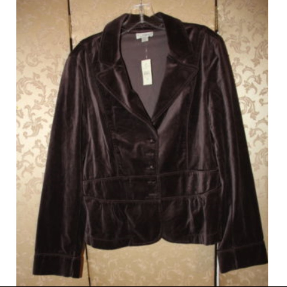 Ann Taylor LOFT NWT Velvet Jacket Blazer 14