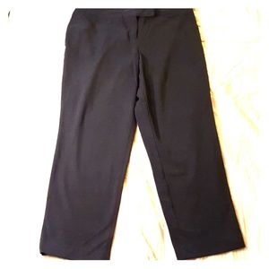 Straight leg Gray trousers by Lane Bryant