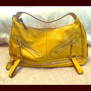 Jessica Simpson Mustard Hobo Handbag 👜